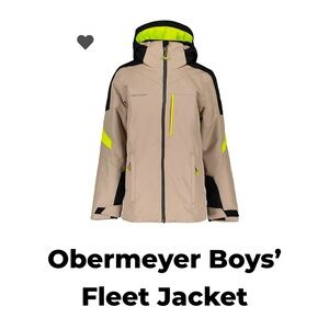 Boys size 18 Obermeyer Fleet ski snowboarding jacket